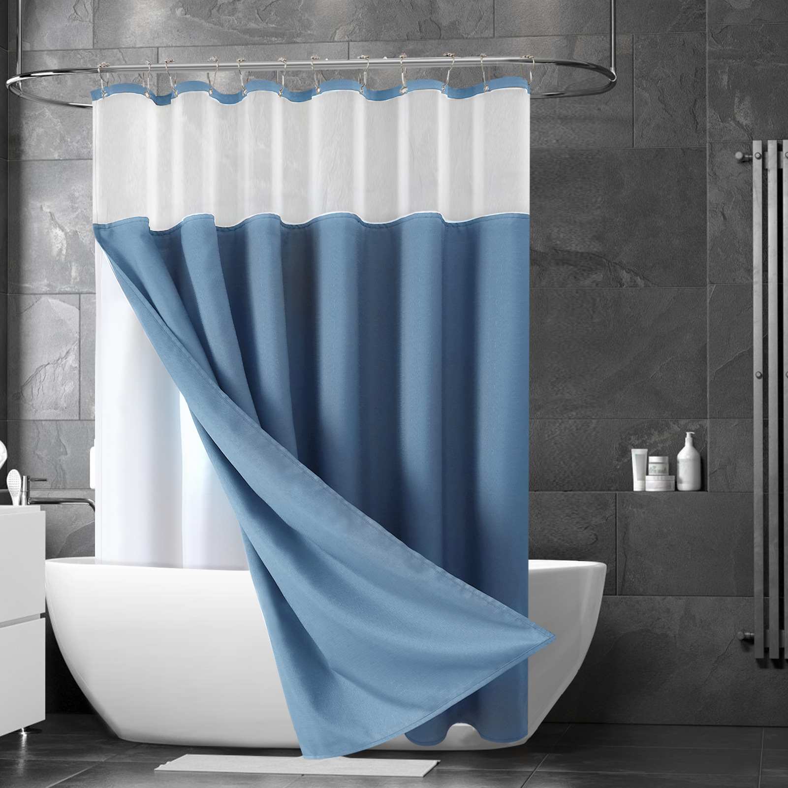 Transform Your Bathroom with the Stylish Inside Shower Curtain – Upgrade Your Shower Experience Today!