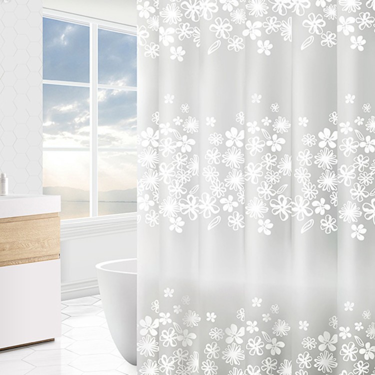 Organize Your Bathroom with This Innovative Inside Shower Curtain with Pockets – A Must-Have for Every Home!